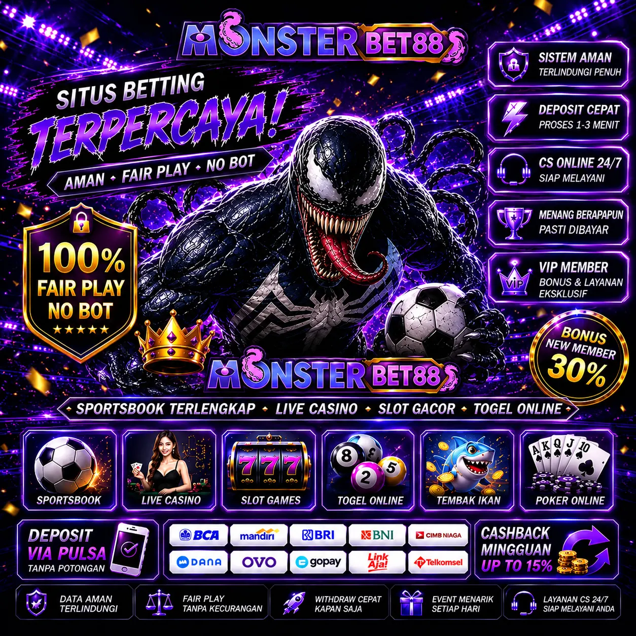 SBOBET88 | Situs Sbobet Resmi Judi Bola Online & Link Alternatif Baru Mix Parlay Monsterbet88